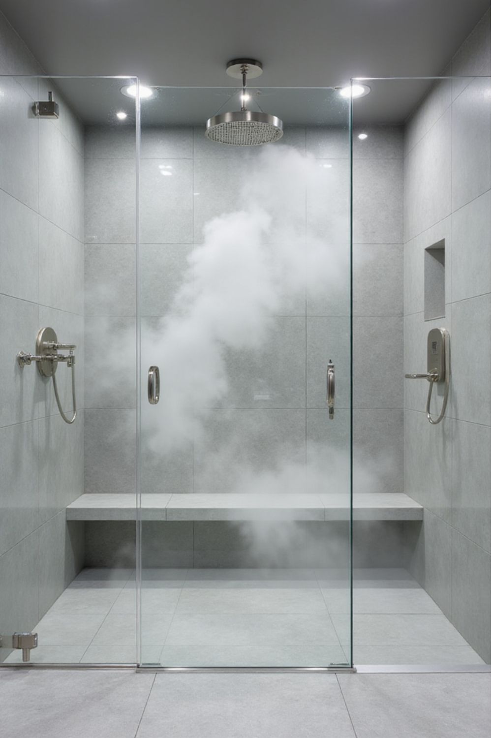Frameless glass shower doors Vernon